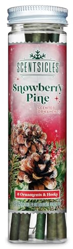 Scentsicles Christmas Scent Sticks - Pack of 6 - Snowberry Pine