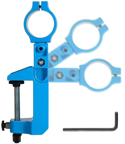 Rotary Electric Drill Stand – borrstativ klämma | justerbart borrstativ | hållare | robust hantverksverktygsklämma för verkstäder | GARAGE STUDIO -Bench – borrhållare justerbar e