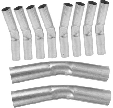 Milisten 10pezzi Connettori in Acciaio Spessi per Tubo Serra Resistenza Corrosione e Vento Accessori per Tunnel Agricoli Collegamenti Robustissimi per Strutture Serricole