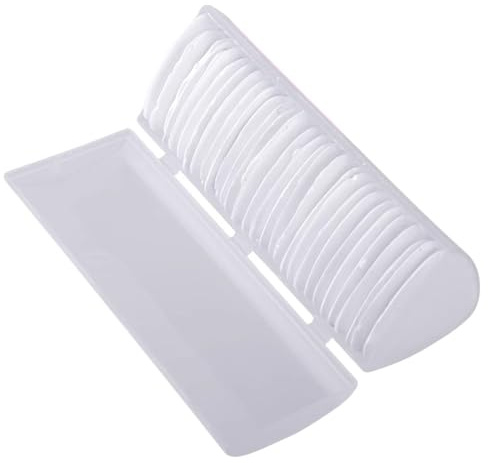 JHSDHYD Skräddarkrita färgglada tygmärkpennor, kritflingor, skräddare, kläder, mönster, DIY, syverktyg, handarbetstillbehör för tyg (vita 30 st)