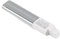 aqxreight 2-polige 6-W-LED-Leuchtstoffröhre mit G23-Sockel, 3000 K, Horizontale Einbauröhre, Passend für Hängende Deckenleuchten und Schreibtischlampen (GX23)
