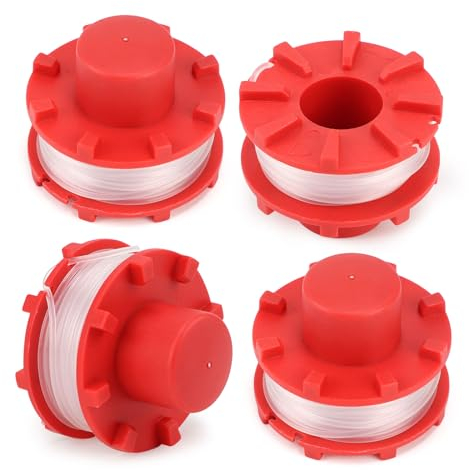 SWAWIS 4 Pezzi Filo Decespugliatore Filo per Decespugliatore Bobina Professionale Filo Tagliabordi Filo di Ricambio Bobina per Einhell GE-CT 36/30 Li E Solo