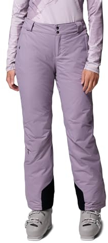 Columbia Womens Bugaboo II Insulated Waterproof Snow Pant, Shale Purple, X-Large x S