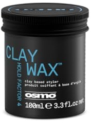 Osmo Clay Wax, Hair Wax for Men 100ml | Dry Textured Control Paste, Delivers a Matte Finish and Natural Look with Strong Flexible Hold