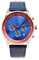 Esprit Edelstahl-Chronograph mit Leder-Armband