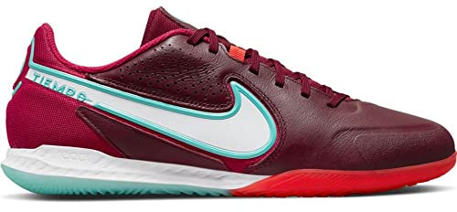 NIKE Unisex React Tiempo Legend 9 Pro Ic Trainers, Team Red White Mystic Hibiscus, 12 UK