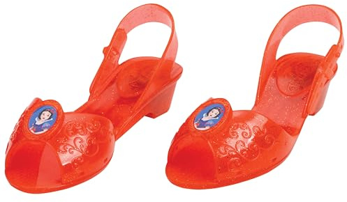 Snow White Jelly Shoes - Zapatos Oficiales de Disfraz de Princesa Disney con Emblema de Blancanieves, Talla 11/12 M para niños