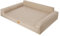 DOGGY Hundebett, Hundematratze, Hundecouch, für kleine und große Hunde, Hundekissen, Hundekorb, Haustier, Schlafplatz, Hundemöbel, Beige, XXL: 116x78 cm
