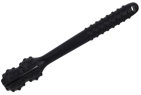 Beaupretty Martillo de Masaje Corporal de Silicona Negro para Piernas y Cintura, Portátil que Favorece la Circulación, Herramienta Práctica para Masaje Muscular y Alivio