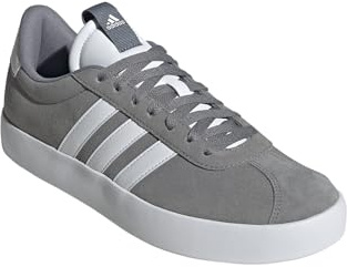 adidas VL Court 3.0 Sneaker Trainer Schuhe (Grey White, EU Schuhgrößensystem, Erwachsene, Numerisch, M, 44 2/3)