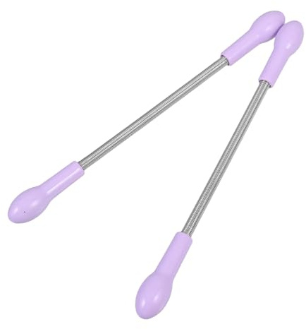 DEARMAMY 2 piezas Removedor de Facial Herramienta de Depilación Portátil Inoxidable para Extracción Efectiva Dispositivo de Hilo para Cejas y Cara Color Aleatorio Color Aleatorio