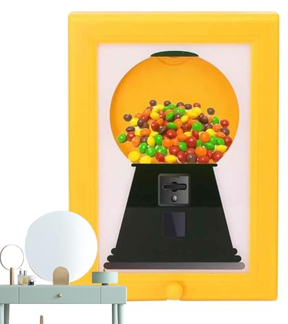 Dispensador de caramelos de pared - Dispensador de pared | Accesorios de servicio de alimentos para eventos, accesorios de fiesta, dormitorio estudiantil, apartamento, cocina, oficina, aula, tienda