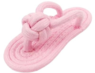 Wynrzyj Jouet de dentition pour chiot - Chaussons tissés - Apaise les gencives - Nettoie les dents - Matériaux en corde de coton - Sans danger pour les petites races - Aide à la dentition