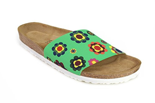 JOE N JOYCE Sylt Elastic Soft-Fußbett, Florigreen, 38 EU