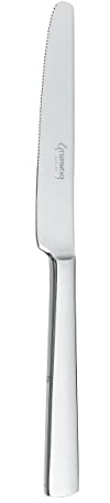 Grunwerg Westminster Table Knives TAKWMS, 18/10 Stainless Steel, Set of 12, Silver