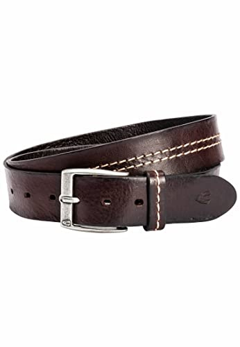 camel active Herren Gürtel Dunkelbraun, menswear-M