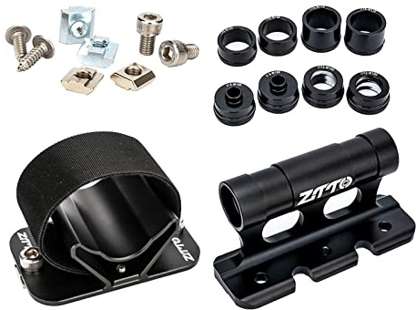 F Fityle Support de verrouillage pour fourche de vélo, support de stationnement, axe enfichable, support de toit de voiture, porte-roue arrière, fourche d'installation, fourche avant