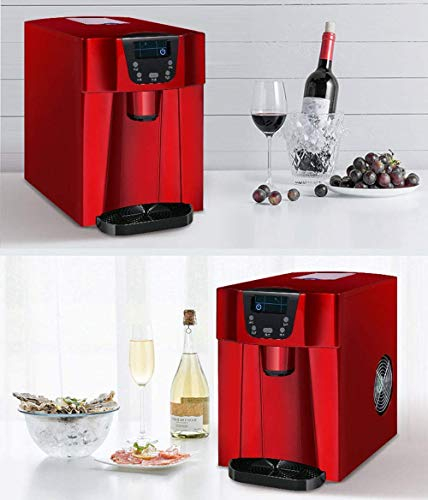 Máquina Para Hacer Hielo Automática Eléctrica, 2 En 1, Bala De Hielo Y Agua Helada, Bloque Redondo, Máquina Para Hacer Cubitos De Hielo, Dispensador, Fuente De Bebida, 15Kg/24H