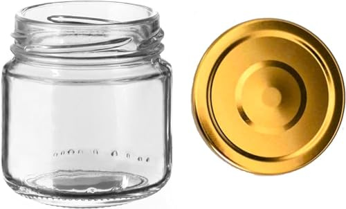 Firmadigaranzia srl 36 vasetti vetro PICCOLI per monodose miele confetture marmellata bomboniere segnaposto 40 ml con tappo twist-off