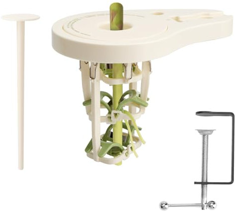 Asparagus Peeler with 6 Precision Blades, Manual Powerless Peeler for Asparagus, Precise and Fast Peeling of Asparagus for Perfect Results in the Kitchen and Outdoor Cooking