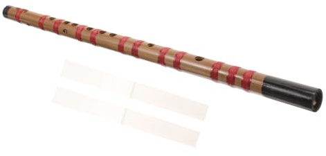Kisangel Flauta de Bambú Principiantes Instrumento Musical Chino Ligero y Portátil de Tocar y Incluye Membrana Mejores