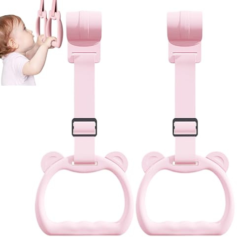 Rrlihjgu Juguete de Levantamiento para Bebés - 2 Anillas de Cuna para Tirar - Accesorio De Entrenamiento Y Juego para Gatear Y Caminar Niños Y Guardería