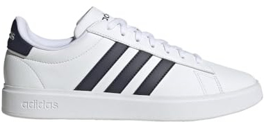 adidas Men's Grand Court 2.0 Tennis Shoe, White/Ink/Ecru Tint, 9 UK
