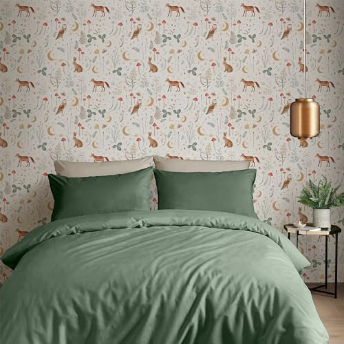 Catherine Lansfield Enchanted Twilight Wallpaper Natural
