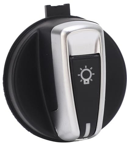 Manopola Interruttore Fari 61319169405 Controllo Accurato Pulsante di Rotazione Interruttore Fari Elegante per Serie 3 E90 E91