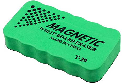 Uikdjgu 1X Magnetkort Eraser Drywipe Marker Renare Whiteboard
