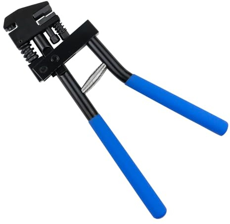 MISIQIMA 2 en 1 Pince à Emboutir et à Plier Ø5 mm 285 mm, pour Tôle – Perçage et Pliage