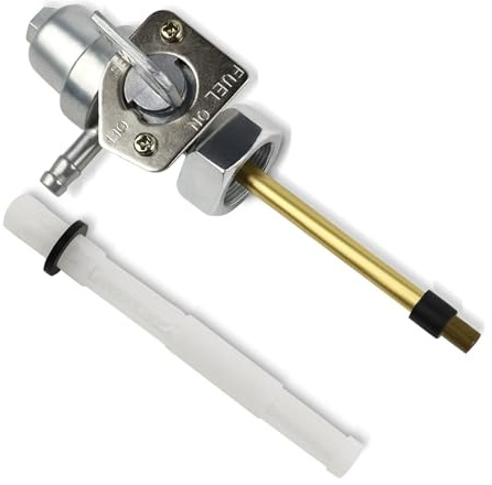 Rubinetto Benzina Serbatoio Rubinetto di intercettazione del serbatoio carburante da 18 mm, valvola scarico adatta per Honda XL250R XR250L XL350R XL600R VF750C 16950-KBR-000