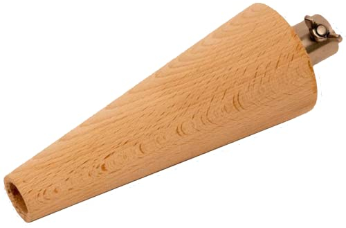 MOESTA-BBQ 19164 FeuerTüte - Lebensmittelechte Rotisserie-Buchenholzrolle für Baumstriezel - Halterung Ø 11,8 mm