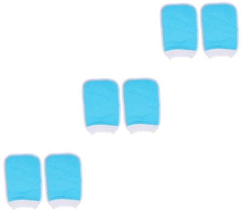minkissy 6stücke Peeling-handschuhe Aus Pflanzenfaser Dicke Und Strapazierfähige Rückenschrubber Für Effektives Baden Und Sanftes Exfolieren Für Männer Und Frauen