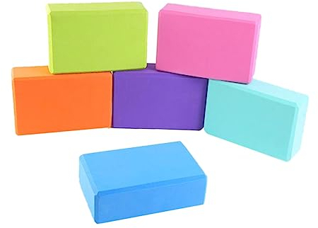 BESPORTBLE 6 Stück Packung Yoga-block Pilates-blöcke Yoga-stein Bausteine ​​für Das Yoga-training Eva-schaum-blöcke Yoga-übungsschaumsteine Yoga-hilfssteine Fitness Yoga-kissen Rutschfest