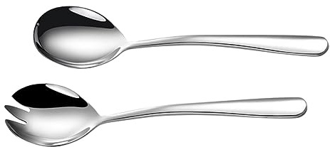 SHOWERORO Cubiertos De Ensalada Acero Inoxidable Unidades Para Picnics y Campamentos