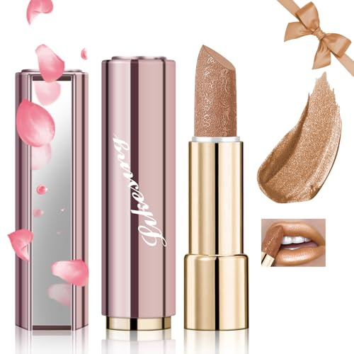 Pezzi Glitter Rossetto Lunga Durata Lucidalabbra Labbra Opaco Rosso Lipgloss Volumizzante Matte Trucco Regalo Donna per Compleanno