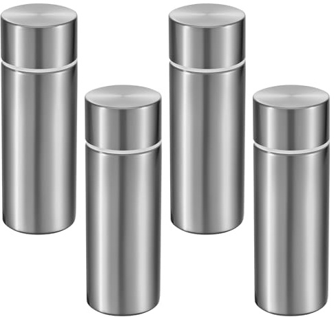 4Pcs Small 120ml Water Bottle Mini Coffee Vacuum Flask Small Capacity Portable Stainless Steel Travel Drink Mini Flask Insulated Cup for Home School Office Camping