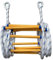 Rope Ladder 10ft Heavy Duty Fire Escape Ladder with Hooks, Non-Slip Nylon Emergency for Climbing, Rescue, Survival, Home Safety and Training