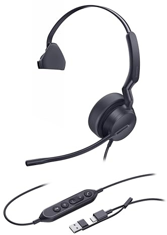 Yealink Cuffie UH42 Mono UC USB-C/A