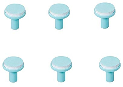 Baby Nail Trimmer Replacement Pads - Jaybva 6PCS Grinding Heads Polish Disc for Standard Electric Nail File Clippers and Cutter Kit Blue Pads for Children 6 Months Up