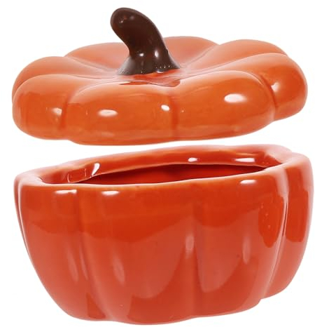 IMIKEYA 4pcs Pumpkin Spice Decor Halloween Candle Tray Rustic Candle Holder for Home Decorations