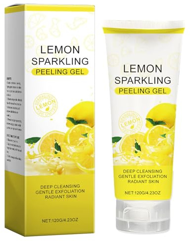 KOAHDE Gommage Corporel Éclaircissant,Blanchissante Crème Exfoliant Gel,Gommage Au Gel Exfoliant,Visage Et Corps,Visage Femme,Peeling Éclaircissant,120G,1PC