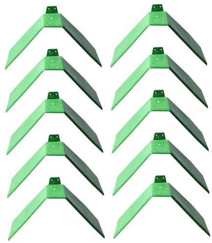 10 pezzi di supporto per posatoio per uccelli in plastica leggera, supporto per piccione, accessori per gabbie per uccelli, per colomba, pappagalli, pesce persico