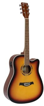 Dimavery 26231274 Sunburst - Guitarra western