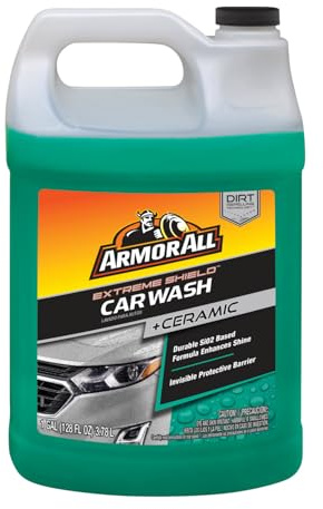 Armor All Ceramic Foaming Car Wash Soap with Extreme Shield, 1 Gallon, 128 Fl Oz (Pack of 1)