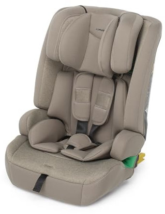 Foppapedretti Seggiolino Auto Street I-Size, per bambini da 76 a 150 cm di altezza, 15mesi-12 anni, conforme ECE R129, Fissaggio a 3 punti, Safe Body Protection, Protezione Impatti Laterali, Sand