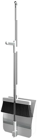 Ensemble de Balayette et Pelle à Balai, Pelle et Balayette Long Manche, Balai Rotatif 180 Degrés, Pelle à Balai avec Peigne, Outils de Nettoyage pour Maison Cuisine Chambre Bureau Extérieur Intérieur
