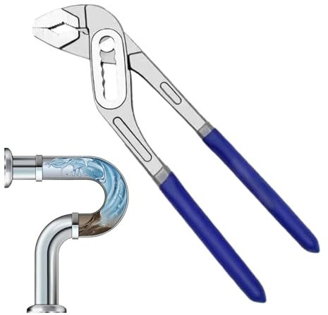 Pinza a morsetto regolabile, chiave a becco regolabile, pinza a becco terminale, pinza diagonale, pinza per pompa 'acqua con manici bi-materiale per riparazioni sanitarie e facile manutenzione