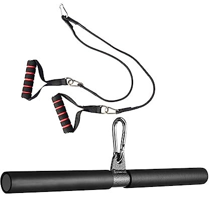 KOMBIUDA 2pezzi Accessori per Fitness DIY Barra per Bicipiti Allenamento Muscolare per Esercizi Casa e Palestra Facile Riporre e Utilizzare